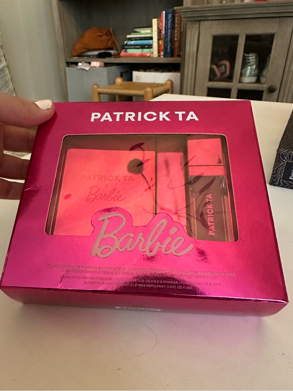 NIB RARE Patrick Ta x Barbie Blush Duo & Lip Plumper Pink Set UNOPENED - Picture 8 of 10